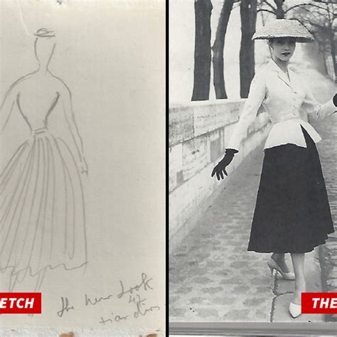 new look christian dior original sketches|Dior new look controversy.